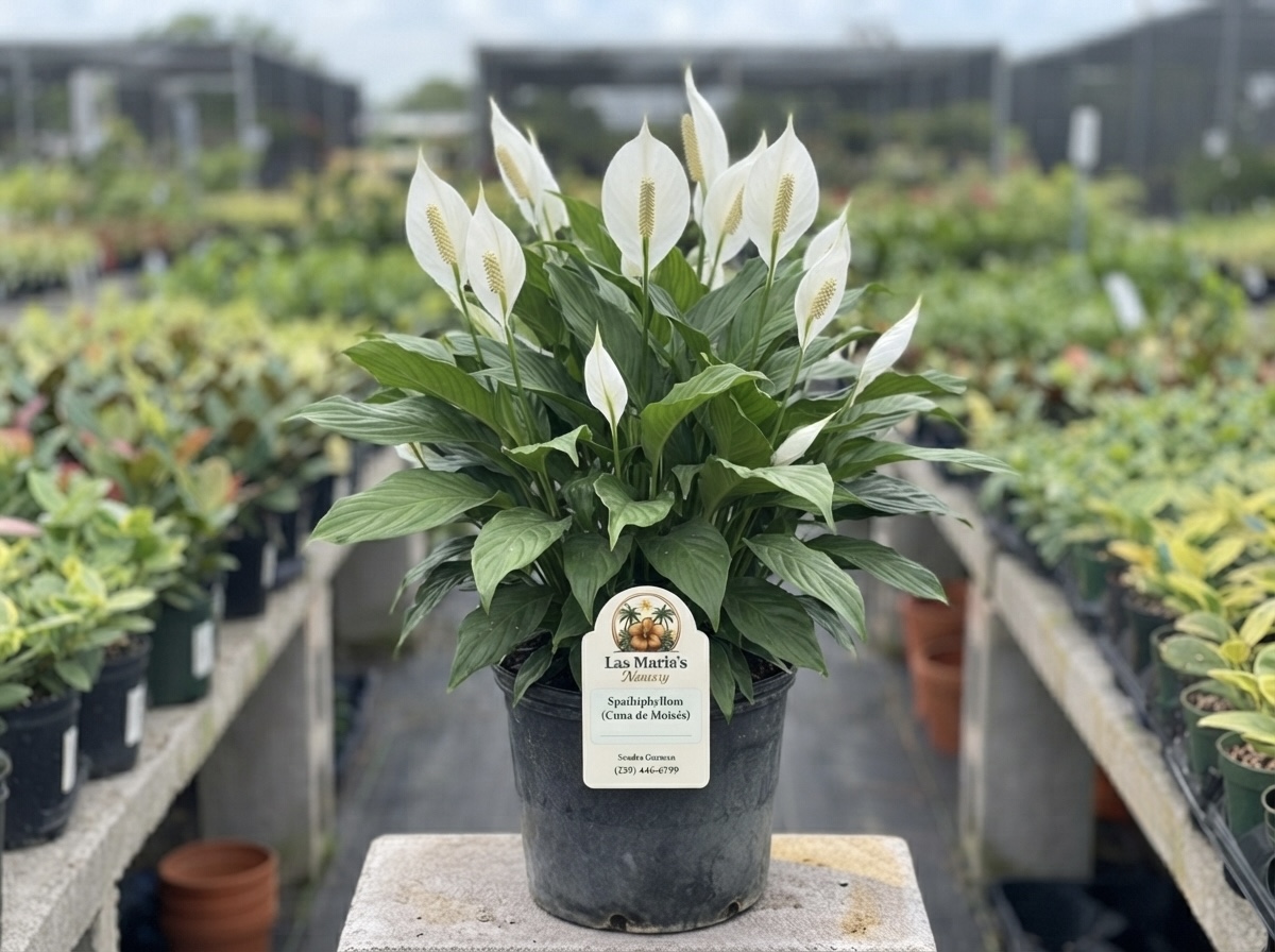 Spathiphyllum Cuna de Moisés